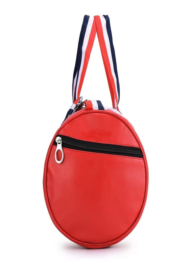 Groupers 20-25L Gym & Travel Duffel Bag Red and White 43×25×23 cm + 700ml Shaker + Weightlifting Gloves + Wrist Wraps, Fitness Accessories, Gym Kit, Workout Combo, Sports Bag - Image 5